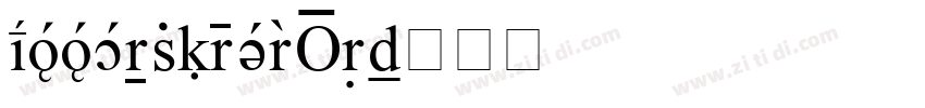 Accent Normal字体转换